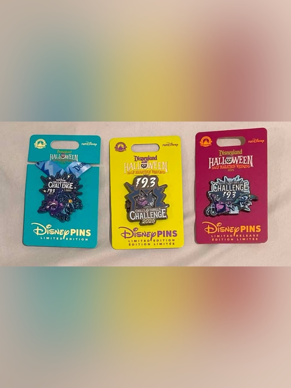 RunDisney Halloween 2025 Challenge Pins